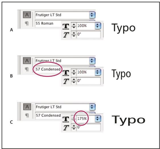 ADOBE INCOPY CS5 - Mise à l'échelle du texte - 1