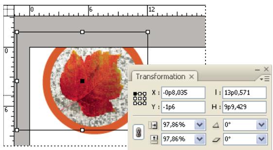ADOBE INDESIGN CS3 - Pour mesurer la position des objets sélectionnés - 2