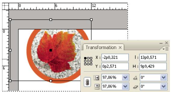 ADOBE INDESIGN CS3 - Pour mesurer la position des objets sélectionnés - 3