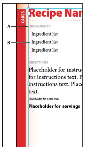ADOBE INDESIGN CS3 - Création de blocs de substitution pour la mise en page automatique - 1