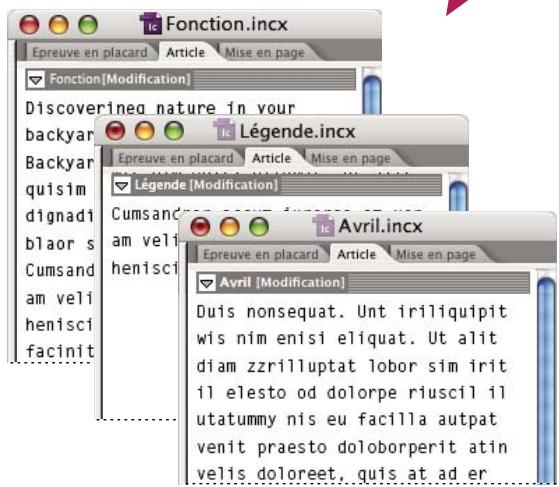 ADOBE INDESIGN CS3 - Ouverture de fichiers InCopy liés exportés à partir d'InDesign - 3
