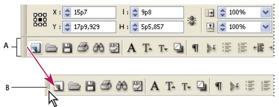ADOBE INDESIGN CS3 - Utilisation de la barre de commandes - 1