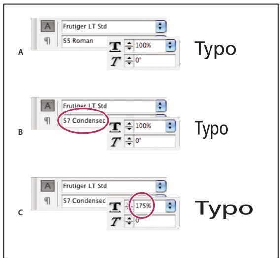 ADOBE INDESIGN CS3 - Mise à l'échelle du texte - 1