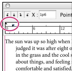 ADOBE INDESIGN CS3 - Création d'un retrait négatif - 2