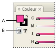 ADOBE INDESIGN CS3 - Pour modifier la couleur du fond ou du contour - 1