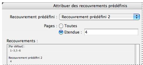 ADOBE INDESIGN CS3 - Attribution d'un recouvrement prédéfini aux pages - 1