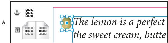 ADOBE INDESIGN CS3 - Placement d'un object ancre selon des options personalisées - 1