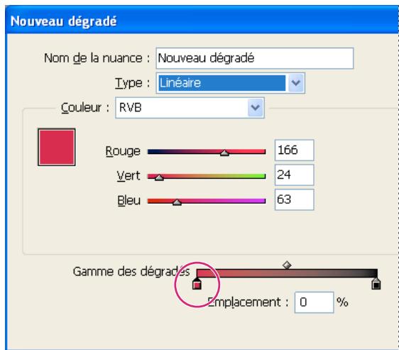 ADOBE INDESIGN CS3 - Création d'une nuance de dégradé - 1