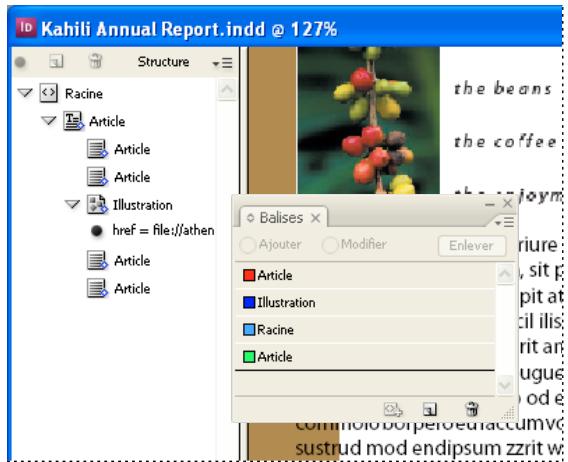 ADOBE INDESIGN CS3 - Pour baliser des éléments de page automatique - 1