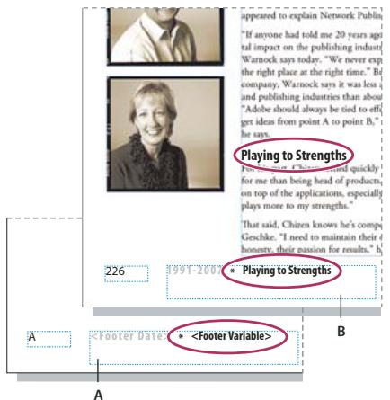 ADOBE INDESIGN CS3 - Création d'en-têtes et de pieds de page - 1