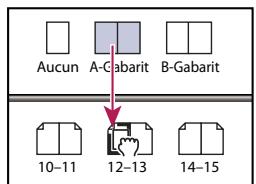 ADOBE INDESIGN CS3 - Pour appliquer un gabarit à la page ou planche d'un document - 1