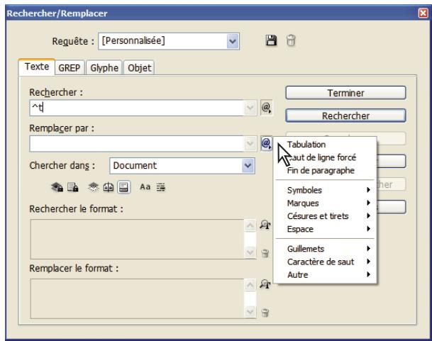 ADOBE INDESIGN CS3 - Pour rechercher et replacer du texte - 1