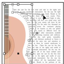 ADOBE INDESIGN CS3 - Modification de la forme d'un habillage - 1