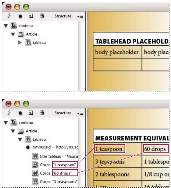 ADOBE INDESIGN CS3 - Pour creator un tableau de substitution - 1