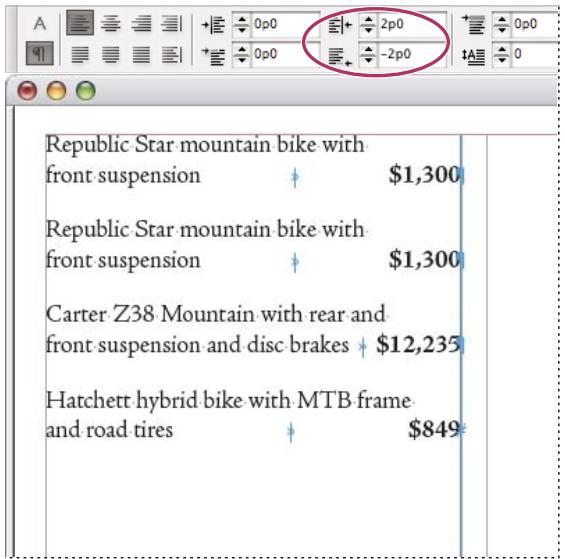 ADOBE INDESIGN CS3 - Mise en retrait à droite de la dernière ligne d'un paragraphe - 1