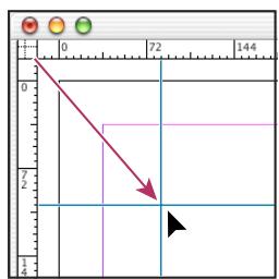 ADOBE INDESIGN CS3 - Pour créé un repère de règle - 1
