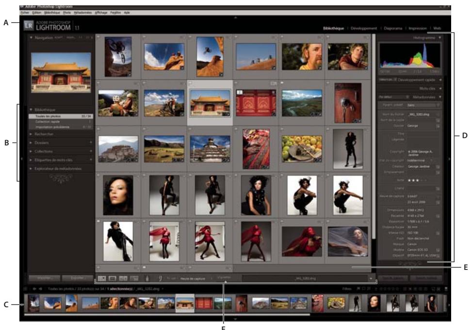 ADOBE LIGHTROOM - Présentation de l'espace de travail - 1