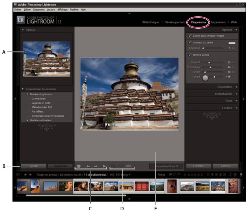 ADOBE LIGHTROOM - Présentation du module Diaporama - 1