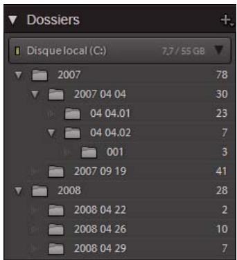 ADOBE LIGHTROOM 2 - Gestion des dossiers - 1