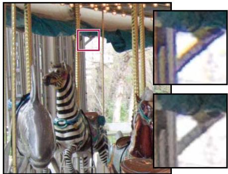 ADOBE LIGHTROOM 2 - Compensation de l'aberration chromatique de l'objetif - 1