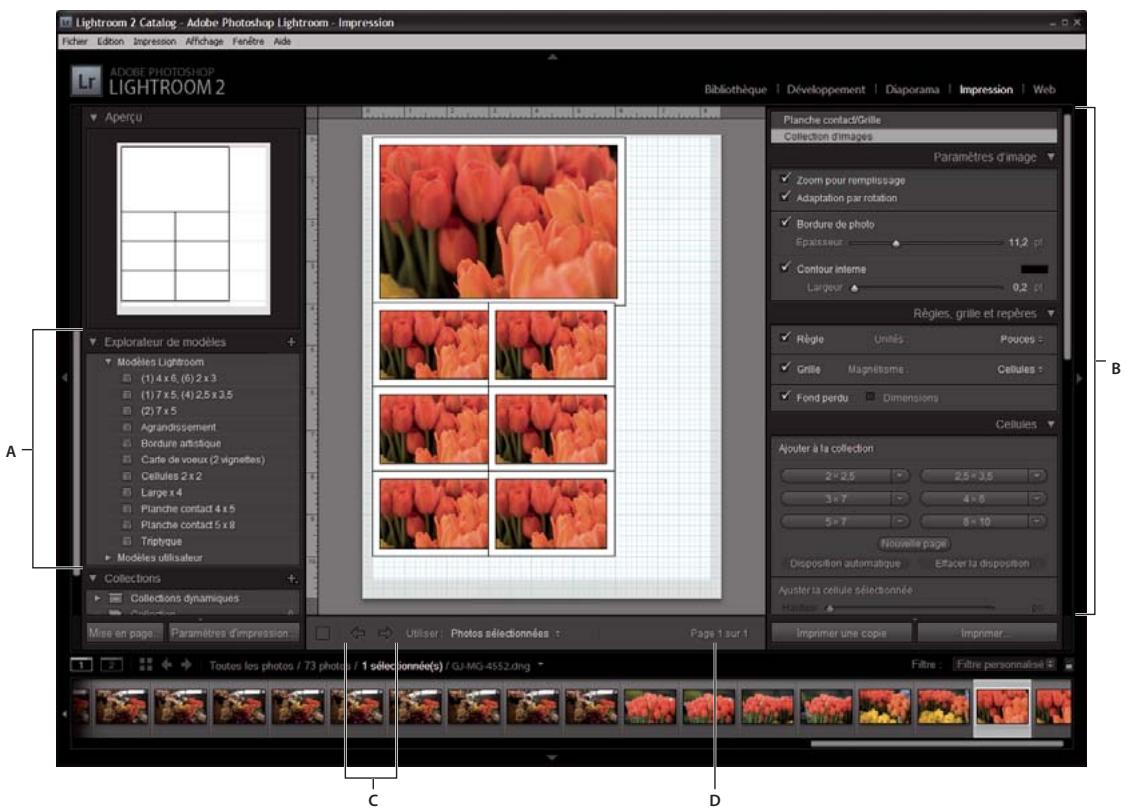 ADOBE LIGHTROOM 2 - Impression de photos : flux de production de base - 1