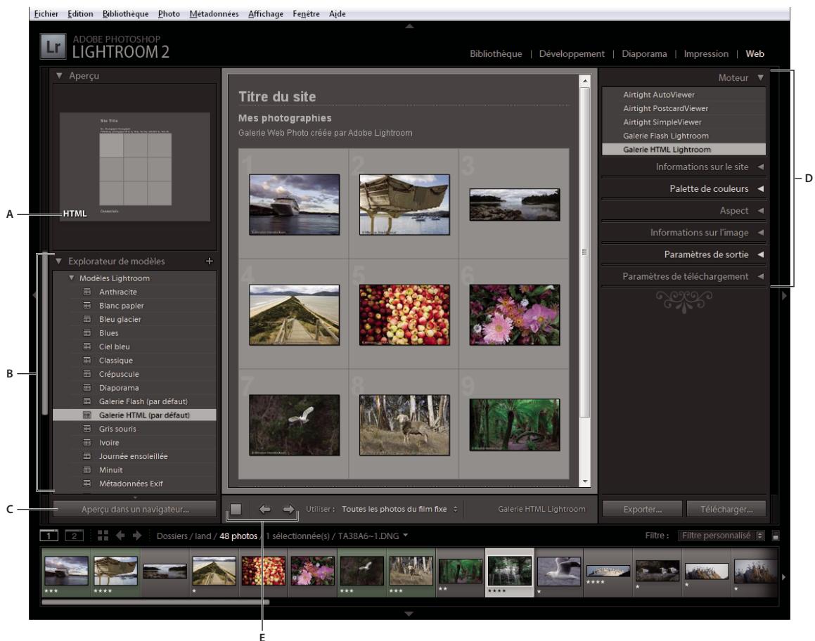 ADOBE LIGHTROOM 2 - Création de galleries Web : flux de production de base - 1