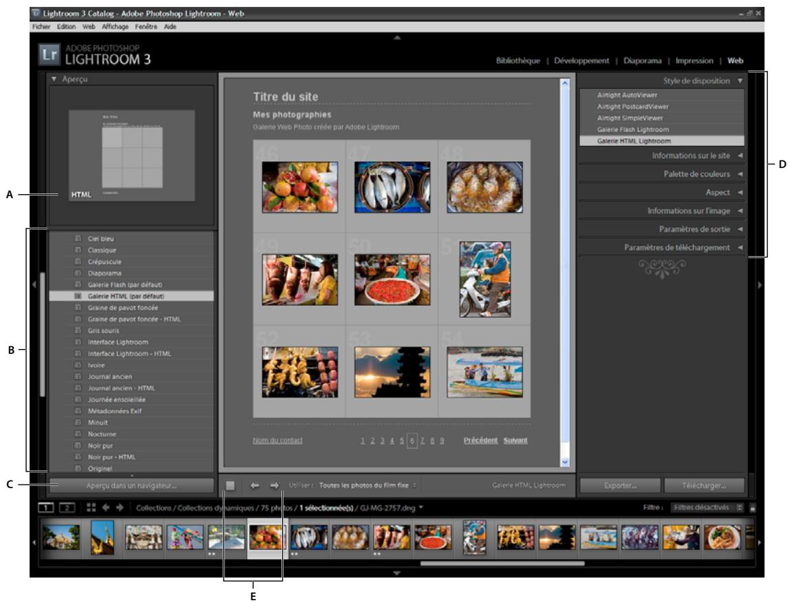 ADOBE LIGHTROOM 3 - Création de galeries Web : flux de production de base - 1