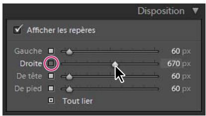 ADOBE LIGHTROOM 3 - Définition des marges des diapositives - 1