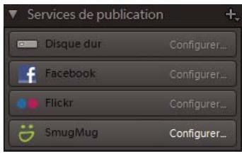 ADOBE LIGHTROOM 3 - Configuration d'une connexion Facebook, Flickr ou SmugMug - 1