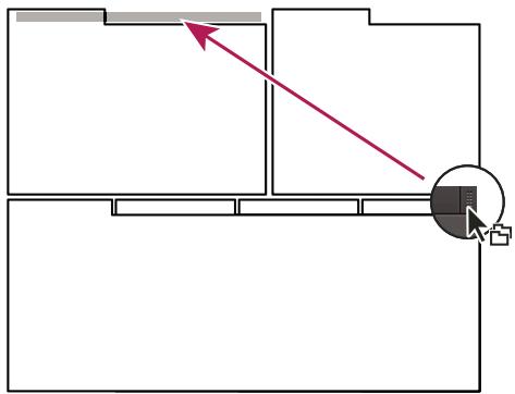 ADOBE ONLOCATION CS4 - Ancrage ou regroupement de panneaux - 2