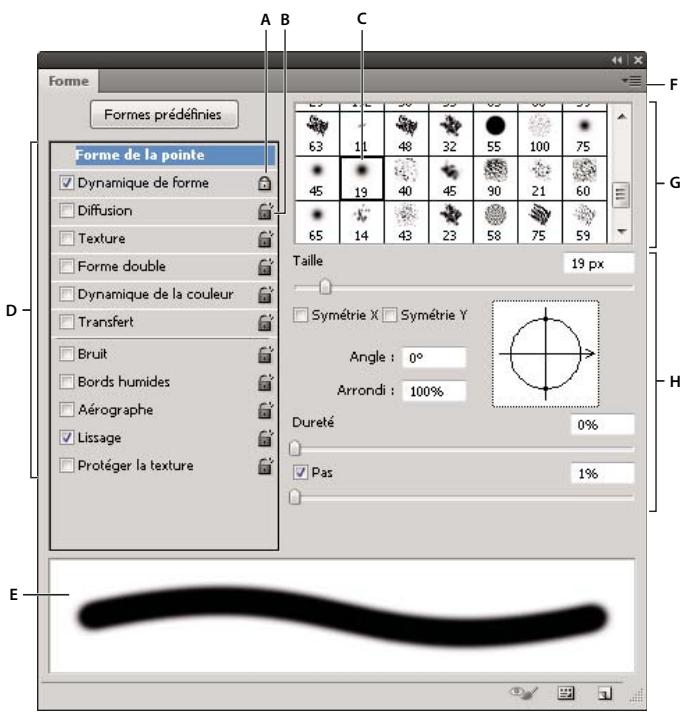 ADOBE PHOTOSHOP CS5 - Présentation du panneau Formes - 1