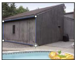 ADOBE PHOTOSHOP CS5 - Définisse les quatre nœuds d'angle du plan. - 1