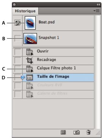 ADOBE PHOTOSHOP CS5 - Utilisation du panneau Historique - 1
