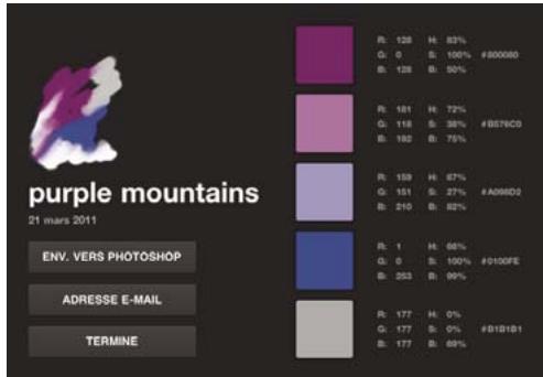 ADOBE PHOTOSHOP CS5 - Gestion des thèmes dans Adobe Color Lava - 2