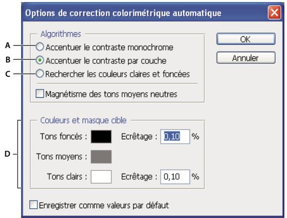 ADOBE PHOTOSHOP CS5 - Définition des options de réglage automatique - 1