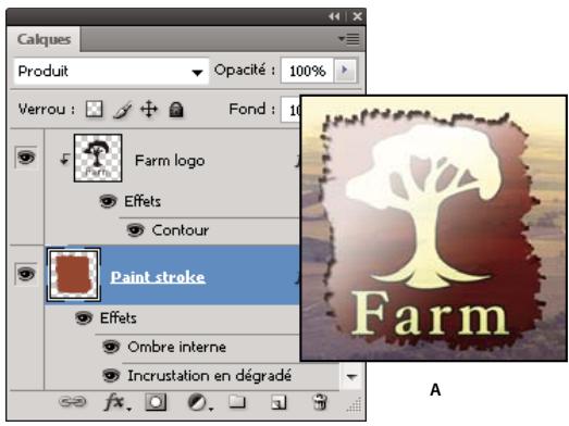 ADOBE PHOTOSHOP CS5 - Association des effets de fusion - 1