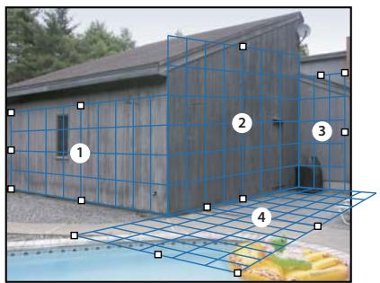 ADOBE PHOTOSHOP CS5 - Création de plans de perspective associés - 1
