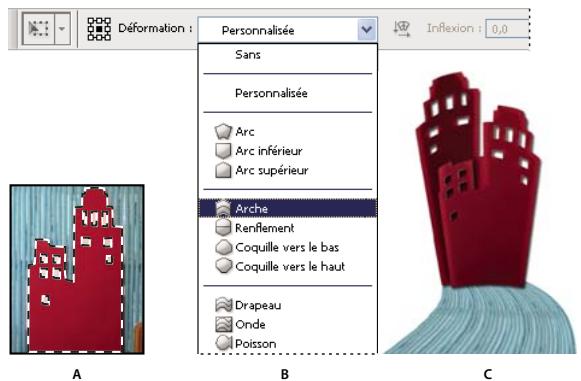 ADOBE PHOTOSHOP CS5 - Déformation d'un élément - 1