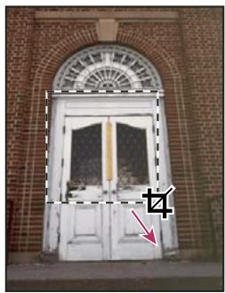 ADOBE PHOTOSHOP CS5 - Transformation de la perspectivependant le recadrage - 1