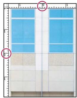 ADOBE PHOTOSHOP CS5 - Déplacement du point d'origine d'une règle - 2