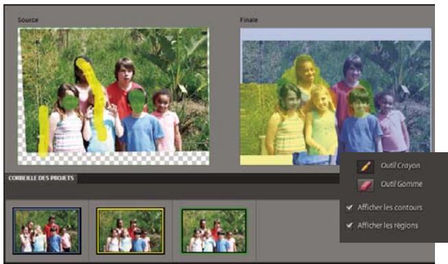 ADOBE PHOTOSHOP ELEMENTS 10 - Utilisation de la fonction prise de vue de groupe photomerge - 3
