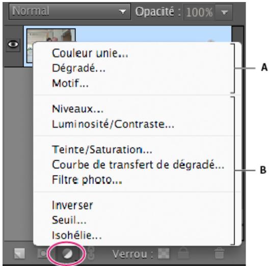 ADOBE PHOTOSHOP ELEMENTS 10 - Calques de réglage et de remplissage - 1