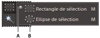 ADOBE PHOTOSHOP ELEMENTS 10 - Utilisation des outils rectangle de sélection et ellipse de sélection - 1