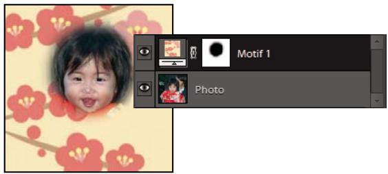 ADOBE PHOTOSHOP ELEMENTS 10 - Modification de masques de fusion - 1
