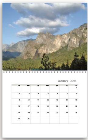 ADOBE PHOTOSHOP ELEMENTS 7.0 - Commande d'un calendrier avec photos - 1