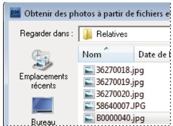 ADOBE PHOTOSHOP ELEMENTS 7.0 - Navigation pour accéder aux fichiers de votre ordinateur - 1