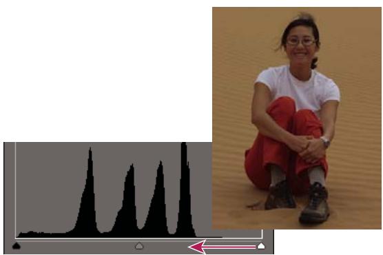 ADOBE PHOTOSHOP ELEMENTS 7.0 - Réglage des tons foncés et de la luminosité à l'aide des niveaux - 1