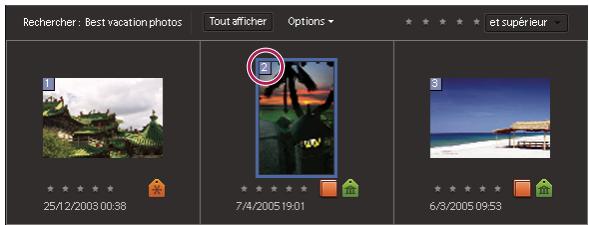 ADOBE PHOTOSHOP ELEMENTS 7.0 - Modification de l'ordre des éléments dans un album - 2