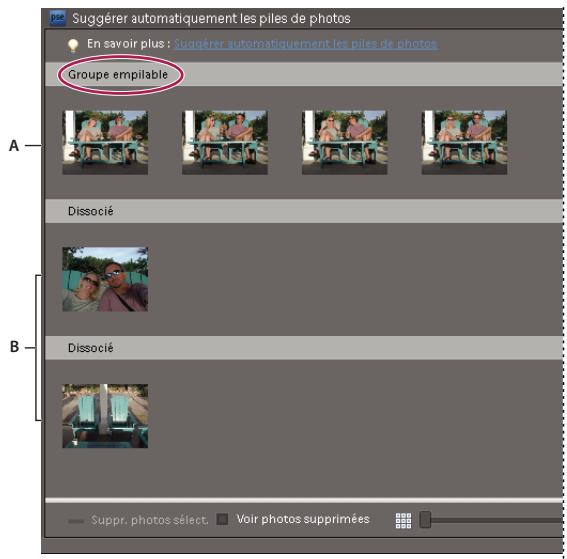 ADOBE PHOTOSHOP ELEMENTS 7.0 - Emploi automatique de photos responsable des similarités visuelles - 1