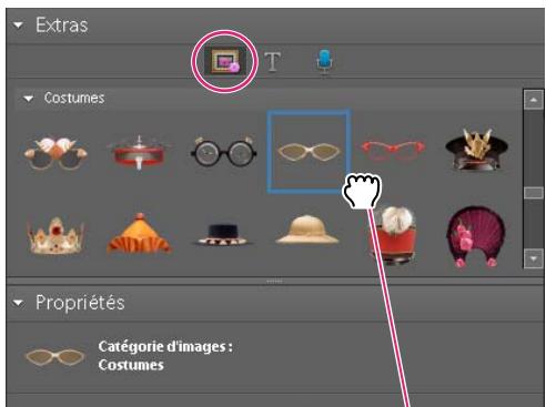 ADOBE PHOTOSHOP ELEMENTS 7.0 - Ajout de cliparts à une diapositive - 1